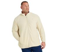 BadRhino Big & Tall Natural Essential Zip Through Fleece - Men's - Plus Size Curve