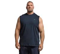 BadRhino Big & Tall Navy Blue Muscle Vest - Men's - Plus Size Curve