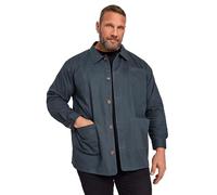 BadRhino Big & Tall Navy Blue Overshirt - Men's - Plus Size Curve