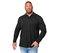 BadRhino Big & Tall Navy Long Sleeve Core Polo Shirt - Men's - Plus Size Curve