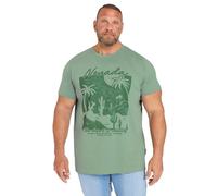 BadRhino Big & Tall 'Nevada' T-Shirt - Men's - Plus Size Curve Green
