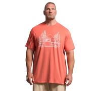 BadRhino Big & Tall Orange Pick Up Truck Graphic T-Shirt - Men's - Plus Size Curve