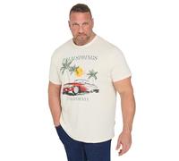 BadRhino Big & Tall 'Palm Springs' Graphic T-Shirt - Men's - Plus Size Curve White
