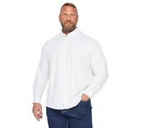 BadRhino Big & Tall Poplin Shirt - Men's - Plus Size Curve White