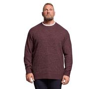 BadRhino Big & Tall Red Knitted Jumper - Men's - Plus Size Curve