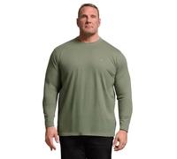 BadRhino Big & Tall Sage Green Core Long Sleeve T-Shirt - Men's - Plus Size Curve