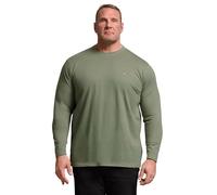 BadRhino Big & Tall Sage Green Core Long Sleeve T-Shirt - Men's - Plus Size Curve