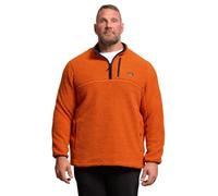 BadRhino Big & Tall Sherpa Quarter Zip Fleece - Men's - Plus Size Curve