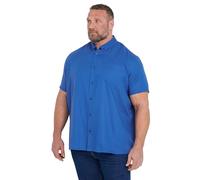 Badrhino Big & Tall Short Sleeve Oxford Shirt - Men's - Plus Size Curve
