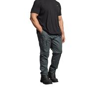 BadRhino Big & Tall Slate 2 in 1 Trekking Trousers - Men's - Plus Size Curve Grey