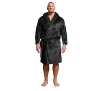 BadRhino Big & Tall Soft Fleece Dressing Gown - Men's - Plus Size Curve