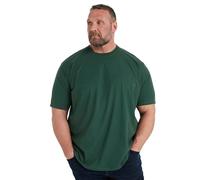 BadRhino Big & Tall Soft Touch Relaxed Fit T-Shirt - Men's - Plus Size Curve Dark Green