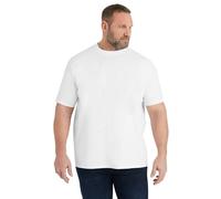 BadRhino Big & Tall Soft Touch Relaxed Fit T-Shirt - Men's - Plus Size Curve White