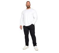 BadRhino Big & Tall Straight Leg Stretch Jeans - Men's - Plus Size Curve Black