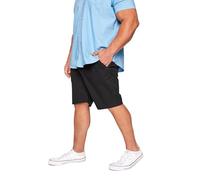 BadRhino Big & Tall Stretch Chino Shorts - Men's - Plus Size Curve Black