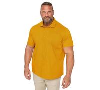 BadRhino Big & Tall Stretch Short Sleeve Shirt - Men's - Plus Size Curve Yellow