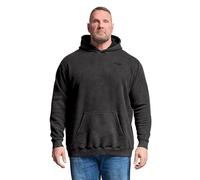 BadRhino Big & Tall Sun Bleached Hoodie - Men's - Plus Size Curve Black