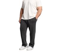 BadRhino Big & Tall Sun Bleached Open Hem Jogger - Men's - Plus Size Curve Black