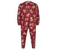 BadRhino Big & Tall Teddy Bear Pyjama Set - Men's - Plus Size Curve Red