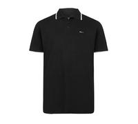 BadRhino Big & Tall Tipped Core Polo Shirt - Men's - Plus Size Curve Black
