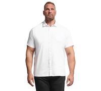 BadRhino Big & Tall White Short Sleeve Shirt - Men's - Plus Size Curve