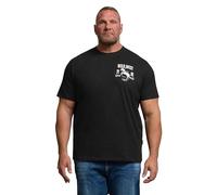 BadRhino Big & Tall 'Wild West' Graphic T-Shirt - Men's - Plus Size Curve Black