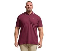 BadRhino Big & Tall Windsor Wine Tipped Polo Shirt - Men's - Plus Size Curve