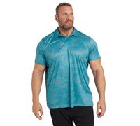 BadRhino Golf Big & Tall Camo Print Polo Shirt - Men's - Plus Size Curve