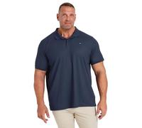 BadRhino Golf Big & Tall Navy Pique Polo Shirt - Men's - Plus Size Curve
