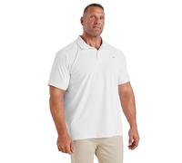 BadRhino Golf Big & Tall Pique Polo Shirt - Men's - Plus Size Curve White