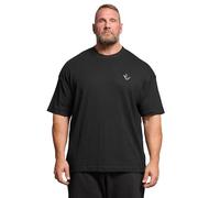 BadRhino Ironrhino Big & Tall 'Rest Day' T-Shirt - Men's - Plus Size Curve Black