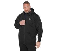 BadRhino Ironrhino Big & Tall 'Rest Day' Zip Through Hoodie - Men's - Plus Size Curve Black
