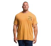 BadRhino - Katori Acid Wash Tee - Men's - Plus Size Curve Yellow