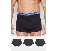 BadRhino Men's 3 Pack Boxers in Black | Size: 2XL BadRhino Black 2XL