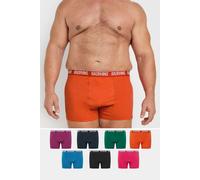BadRhino Men's 7 Pack Trunks in Orange | Size: 4XL BadRhino Orange 4XL