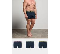 BadRhino Men's Big & Tall 3 Pack Boxers in Dark Navy | Size: 4XL BadRhino Dark Navy 4XL