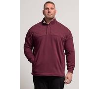BadRhino Men's Diamond Quilted Quarter Zip Sweatshirt in Burgundy | Size: 7-8XL BadRhino Burgundy 7-8XL