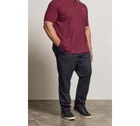 BadRhino Men's Elasticated Waist Rugby Trousers in Mid Navy | Size: 52R BadRhino Mid Navy 52R