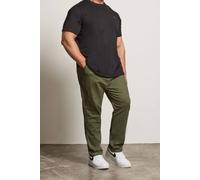 BadRhino Men's Elasticated Waist Rugby Trousers in Olive | Size: 52R BadRhino Olive 52R
