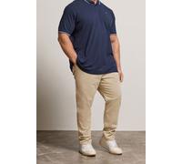 BadRhino Men's Elasticated Waist Rugby Trousers in Stone | Size: 60S BadRhino Stone 60S