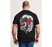 BadRhino Men's Japanese Animal Graphic T-Shirt in Black | Size: 2XL BadRhino Black 2XL