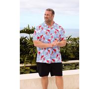 BadRhino Men's Koi Fish Print Shirt in Blue | Size: XL BadRhino Blue XL