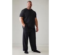 BadRhino Men's Lounger Trouser & T-Shirt Set in Black | Size: 2XL BadRhino Black 2XL