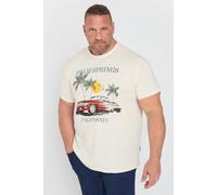 BadRhino Men's 'Palm Springs' Graphic T-Shirt in White | Size: XL BadRhino White XL
