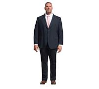 BadRhino Tailoring Big & Tall Blue Plain Suit Jacket - Men's - Plus Size Curve