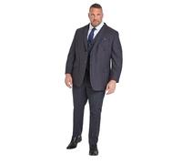 BadRhino Tailoring Big & Tall Blue & Red Checked Suit Trousers - Men's - Plus Size Curve