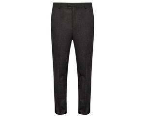 BadRhino Tailoring Big & Tall Grey Tweed Suit Trousers - Men's - Plus Size Curve