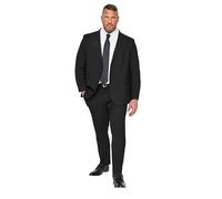 BadRhino Tailoring Big & Tall Plain Suit Jacket - Men's - Plus Size Curve Black