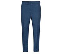 BadRhino Tailoring Big & Tall Textured Suit Trousers - Men's - Plus Size Curve Blue