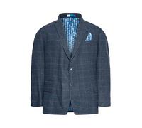 BadRhino Tailoring Big & Tall Tweed Check Wool Mix Suit Jacket - Men's - Plus Size Curve Blue